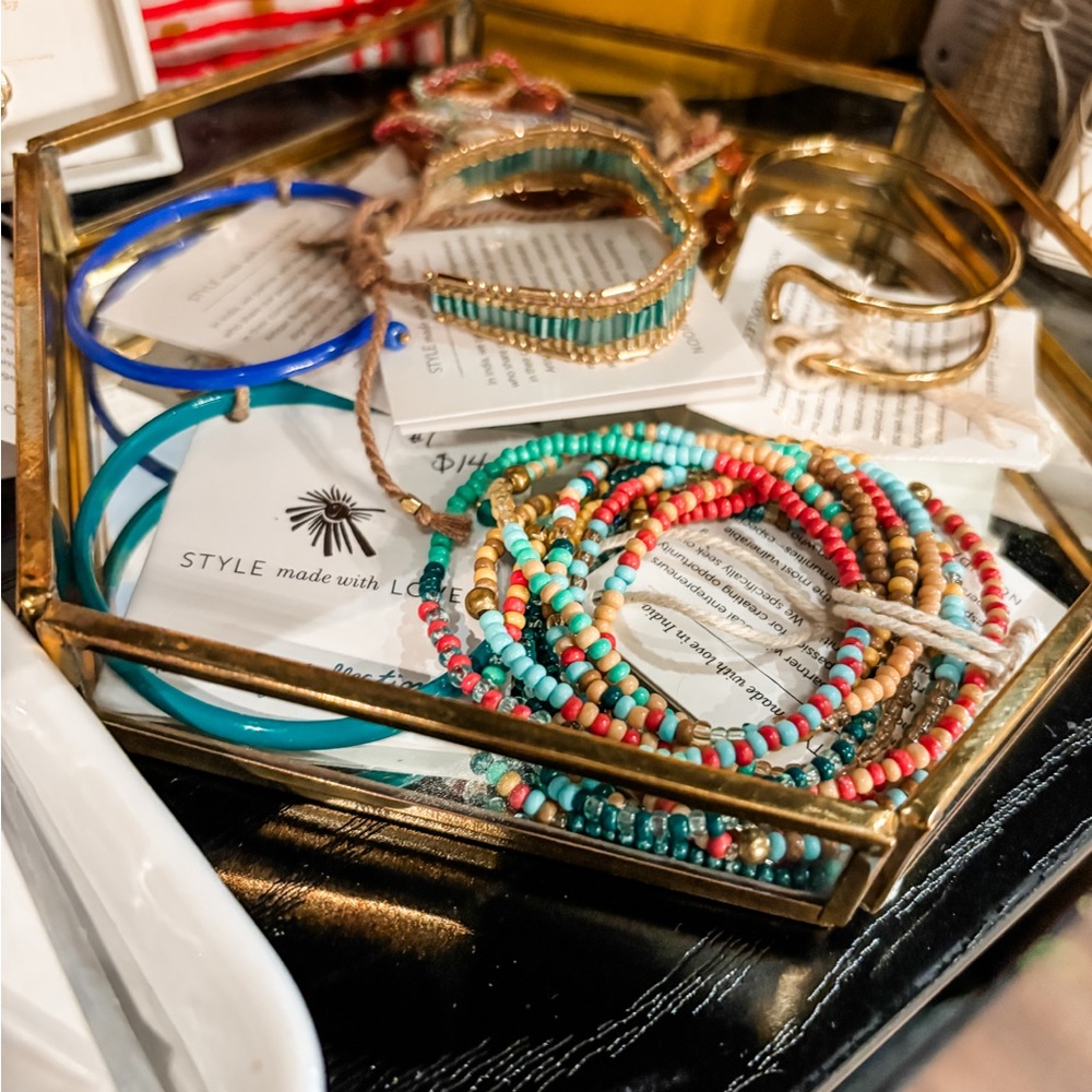 Retired Noonday “Color Wheel” Bracelet Set